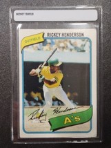 1980 Topps Baseball Rickey Henderson #482 Rookie Card (Poor?) ~ Free Shipping - $35.96
