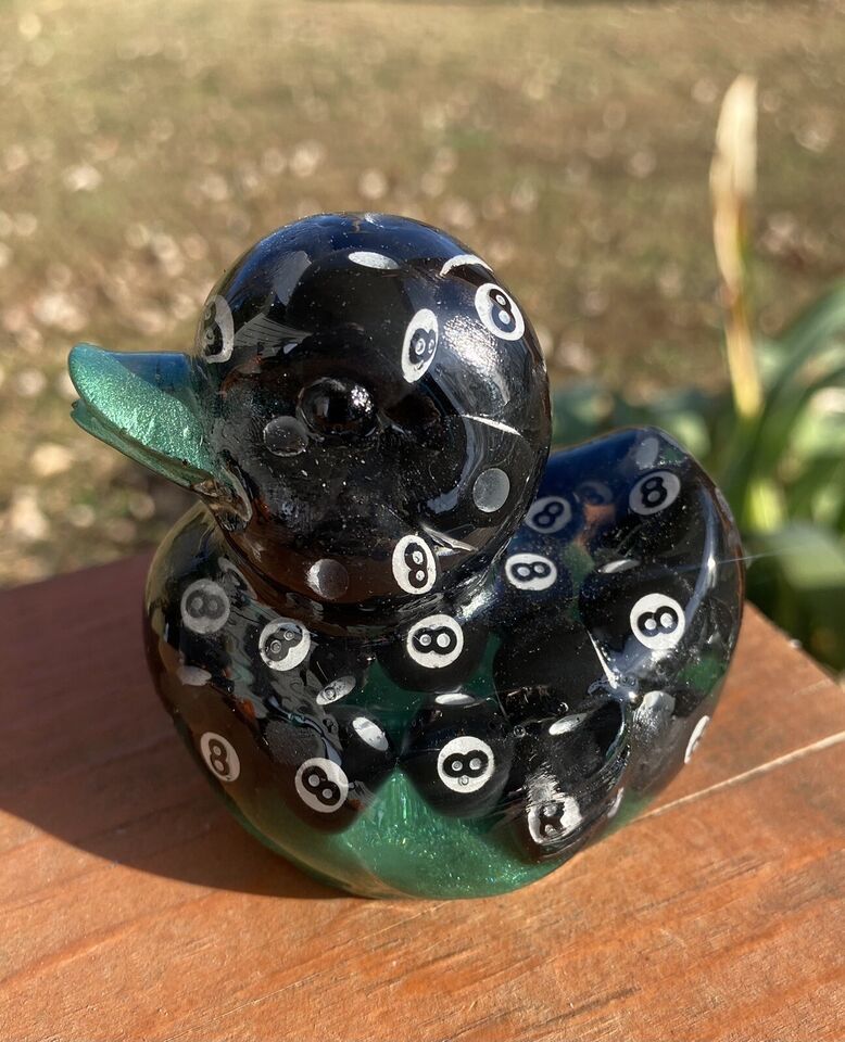 Eight Ball Duck, Billard Duck, Pool Ball Duck Gift, Duck For Jeep, Gift Box