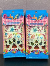 Lisa Frank Body Art Glitter Nail Decals Body Tattoos &amp; More 2 boxes New - £12.41 GBP