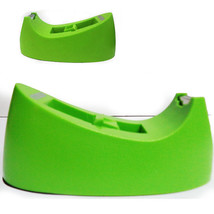 Green Desktop Tape Dispenser Bazic Standard Size 1&quot; Core Rolls Desk Office Home - £25.56 GBP