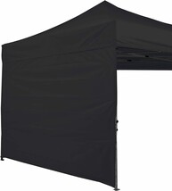 Sidewall Only, 10X10-Foot Abccanopy Instant Canopy Sunwall, 1 Pack, Black. - $35.95