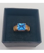 Vermeil London Blue Topaz 925 Ring, Size 8.25 - $199.00