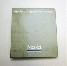Nicolet Ft-ir Software Reference Manual P/N 269-719205 June 1985 Edition - $34.90