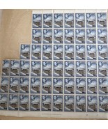 Ceylon 1938 Royalty Stamp 52 x 3 Cents One Sheet Colombo Harbour - $162.10 CAD