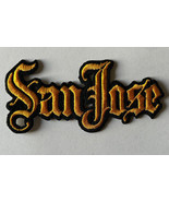 San Jose Old English Patch Embroidered Letters Iron On or Sew On - £6.28 GBP