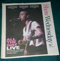 LIVE KOWALCZYK SHOW NEWSPAPER SUPPLEMENT VINTAGE 1995 - $475.72 MXN