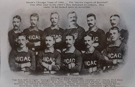 1886 Chicago White Stockings 8X10 Team Photo Baseball Picture Mlb - £3.94 GBP