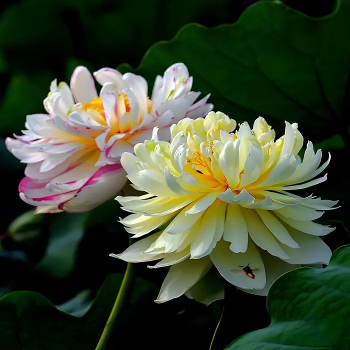 20 &#39;Shuang Zi Xing&#39; Lotus Flower Seeds for Garden - £10.82 GBP