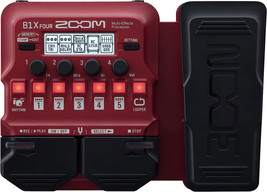 Zoom B1X FOUR Bass Multi-Effects Processor, Built-in Expression Pedal - $119.99