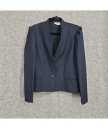 Vintage Partu Ltd Jacket Blazer Womans Size 16 Navy Blue One Button Made... - $16.35