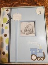 Lil Peach Train Boy Babybook Memory Baby Record Book Photo Journal - $16.87