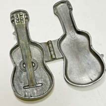 Antique Pewter Ice Cream Mold Detailed Acoustic Guitar #546 S &amp; Co - $57.42