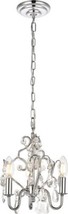 Pendant Light KARTER Transitional Crystal Clear Chrome Iron Wire Royal-Cut - £166.54 GBP