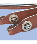 Showman Texas Star Concho Split Western Reins New - $27.99