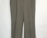 EUC Rafaella Brown Tweed Career Pants Women&#39;s Size 8 Polyester/Rayon/Spa... - $7.41