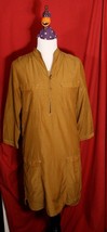 RAW Correctline G-Star Camel Brown Women M Safari Shirt Tunic Dress NWT $180 - £61.09 GBP