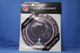 Team Magnet NFL Denver Broncos Super Bowl XLVIII in New York Large Collectors - £7.03 GBP