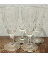 4 Anchor Hocking Crown Point Whiskey Sour Glasses 5.5&quot; Stemware Cocktail... - $33.78 CAD