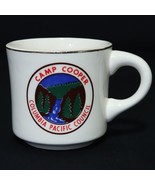 Boy Scouts VTG BSA Ceramic Mug Camp Cooper Columbia Pacific Council Gold... - £39.29 GBP