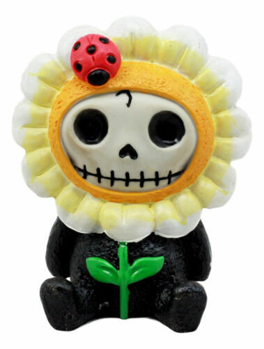 Ebros Eco Green Sunflower Daisy Furrybones Figurine 3&quot; H Hooded Costume ... - $14.99