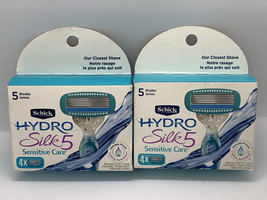 Hydro Silk Sensitive Care Schick 5 Blades Razor - 4 Cartridges Refills (... - £14.93 GBP