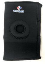 ProTeam Padded Knee Support Sleeve - Open Patella - Large (Black) - £7.00 GBP