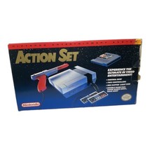 Nintendo NES Action Set Box Controller Gun Duck Hunt/Super Mario Bro Game VTG - £294.30 GBP