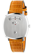 Gucci YGA15039 Mens White Dial Alligator leather Watches - £1,001.58 GBP