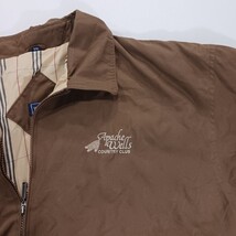 Winner Mate Apache Wells Men's Brown Windbreaker Bomber Jacket Full Zip Size 2XL image 4