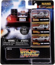 Jada Toys Nano Hollywood Rides NV5 Back to the Future 3pk - $11.99