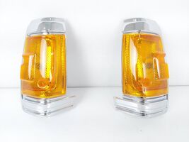 Chrome Corner Light Lamp Indicator For Nissan Datsun 720 Pickup Pair 2WD... - $39.15