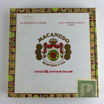 Macanudo HRH Prince Philip Cafe 10 Count Cigar Box - $11.87
