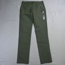 NEW American Eagle 30 x 36 Green Flex Slim Lived-In Khaki Mens Chino Pants - £19.76 GBP