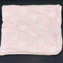 Gap Heart Baby Blanket Brooke Heather Stripe Cotton 2020 Valentine - £16.02 GBP
