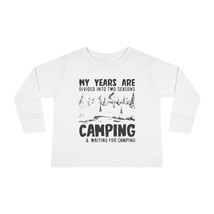 Toddler Long Sleeve Camping T-Shirt Cute Design for Kids - £22.23 GBP