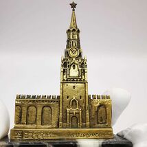 USSR 60s Rare Vintage Limited Edition Figurine "Kremlin" Stamp, Signature - $500.00