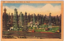 Postcard A Southern California Oil Field - £3.17 GBP