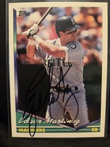 Edgar Martinez Hand Signed Baseball Card Autographed Seattle Mariners Au... - $22.00