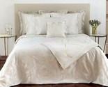 Yves Delorme Floral Ivory Queen Duvet Set 3 PC Jacquard Reversible Palla... - $247.00