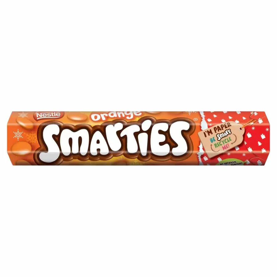 Nestle SMARTIES Orange sugar coated chocolate dragees SPECIAL EDTION 120g