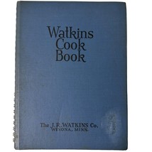 1938 Watkins Cook Book Vintage Spiral-Bound The J.R. Watkins Co. Winona Minn. - $22.49