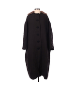 Lanvin 2006 River Collection Castor Beaver Collar Wool Blend Coat Size 40 - £471.36 GBP
