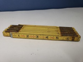 Vintage Stanley No. X-227 Zig Zag 72-inch Ruler Made in USA - Rusty Can&#39;t open - £7.73 GBP