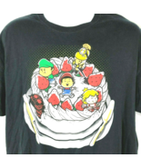 Shortcake Party Mario Bros Princess Peach Minion 1-Up T-Shirt sz XL Chib... - $19.20