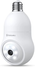Galayou 360 Light Bulb Security Camera - Light Socket Wireless, Works Wi... - £33.81 GBP