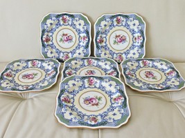 Antique Royal Doulton 1929 Square Luncheon Salad Plates Set Of 6 - £116.00 GBP