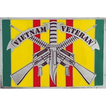 Vietnam Veteran 1962-1975 Belt Buckle Enamel - £14.37 GBP