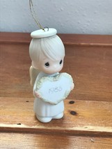 Enesco Precious Moments GOD SENT HIS LOVE Porcelain Angel 1985 Special Issue - £8.99 GBP