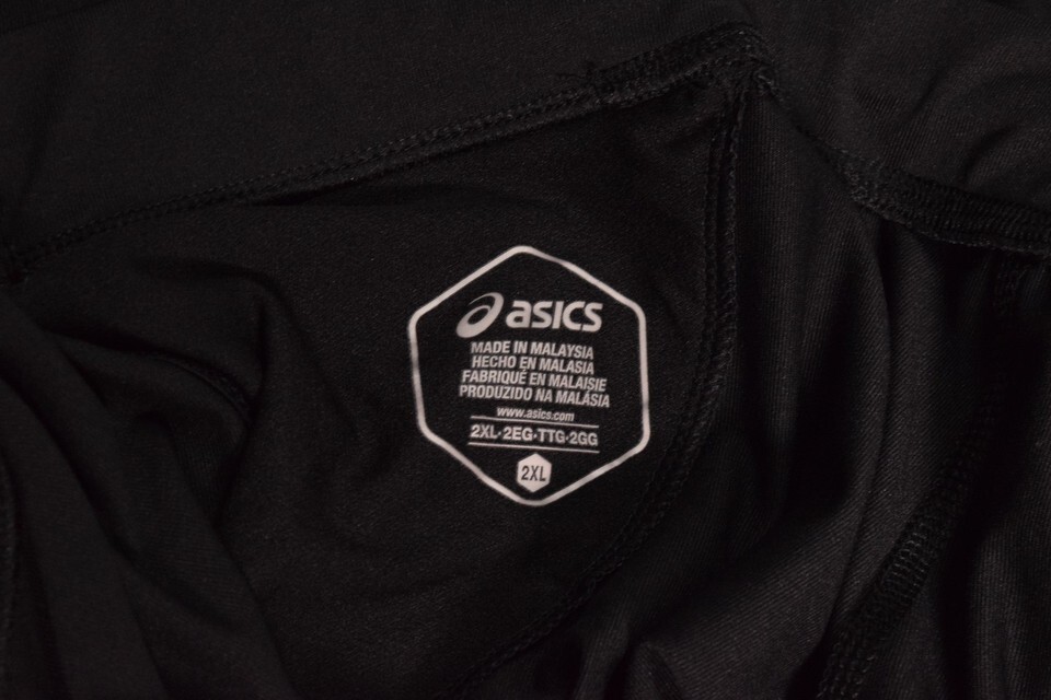 Asics Mens 3/4 Running Knee Tight Pants Black 2XL Item image 5