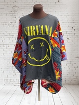 Nirvana Upcycled Ladies Poncho - $75.00